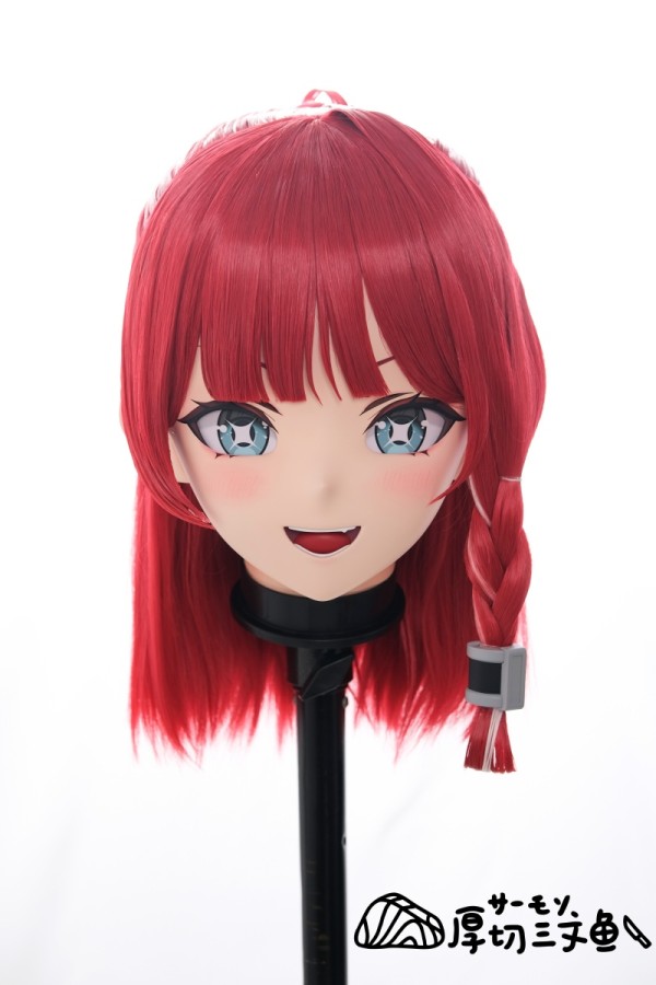 Salmon Kigurumi The Devil Is A Part Timer Emilia Justina Cute Cosplay Mask